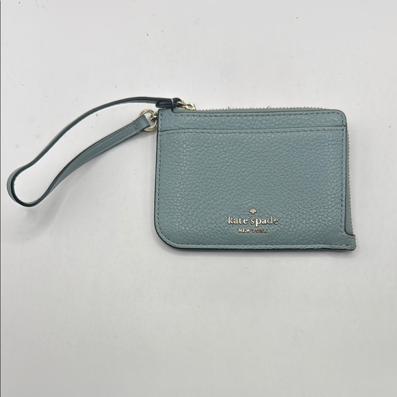 kate spade Handbags - Kate Spade Jackson Blue Wristlet Small Card Holder Purse Wallet